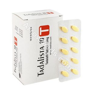 Tadalista 10mg Tablets | 100-Count | TADALAFIL