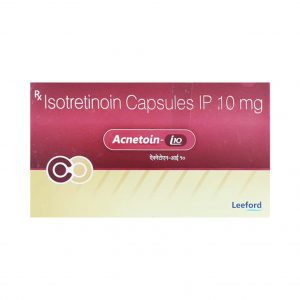 Acnetoin 10mg Tablets | 100-Count | ISOTRETINOIN