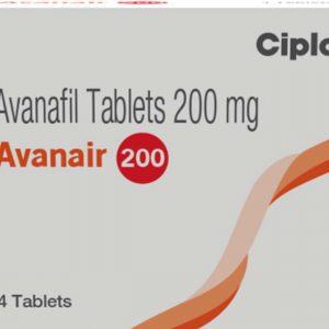 Avana 200mg Tablets | 100-Count | AVANAFIL