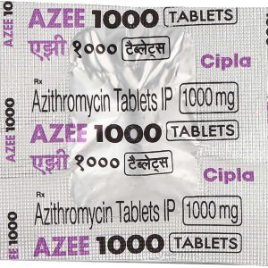 Azeetop 1gm Tablets | 100-Count | AZITHROMYCIN