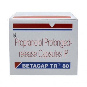 Betacap Tr 80mg Tablets | 100-Count | PROPRANOLOL