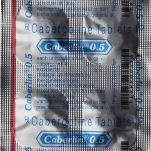 Cabermax 0.5mg Tablets | 100-Count | CABERGOLINE