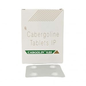Cabgolin 0.25mg Tablets | 100-Count | CABERGOLINE