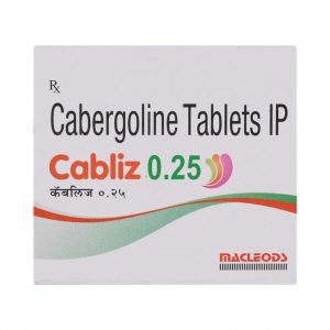 Cabliz 0.25mg Tablets | 100-Count | CABERGOLINE