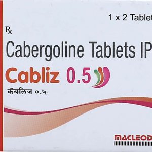 Cabliz 0.50mg Tablets | 100-Count | CABERGOLINE