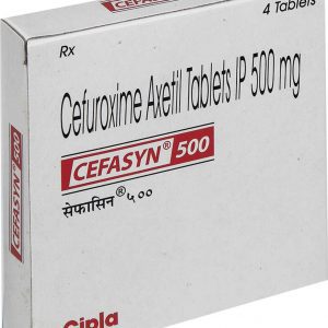 Cefasyn 500mg Tablets | 100-Count | CEPHALEXIN
