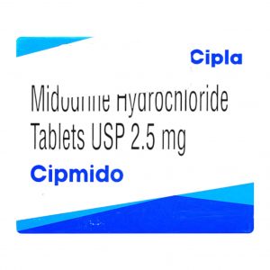 Cipmido 2.5mg Tablets | 100-Count | MIDOSTAURIN