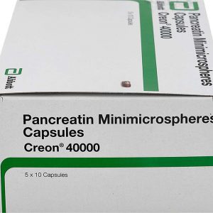 Creon 40000mg Tablets | 100-Count | PANCREATIN