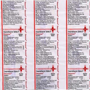 Dexona 0.5mg Tablets | 120-Count | DEXAMETHASONE