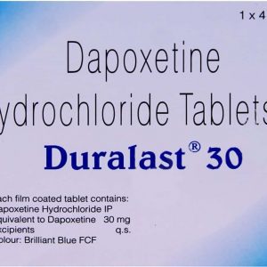 Duralast 30mg Tablets | 100-Count | DAPOXETINE