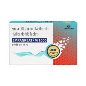 Empagreat -M 1000mg Tablets | 100-Count | EMPAGLIFLOZIN