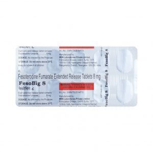 Fesobig 8mg Tablets | 100-Count | FESOTERODINE
