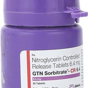 Gtn Sorbitrate CR 6.4mg Tablets | 120-Count | NITROGLYCERIN