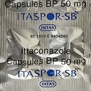 Itaspor Sb 50mg Tablets | 100-Count | ITRACONAZOLE