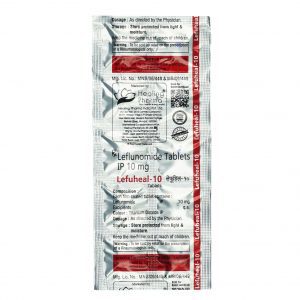 Lefuheal 10mg Tablets | 100-Count | LEFLUNOMIDE