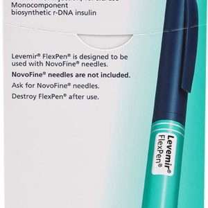 Levemir Flex Pen 100iu 3ml Tablets | 120-Count | INSULIN DETEMIR