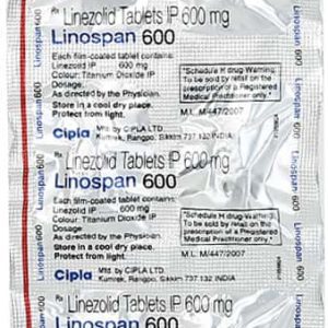 Linospan 600mg Tablets | 100-Count | LINEZOLID