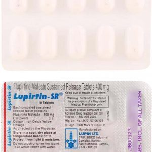 Lupirtin SR 400mg Tablets | 100-Count | FLUPIRTINE