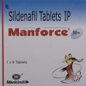 Manforce 50mg Tablets | 108-Count | SILDENAFIL