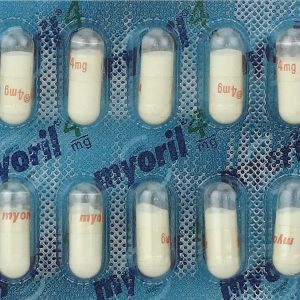 Myoril 4mg Caps Tablets | 100-Count | THIOCOLCHICOSIDE