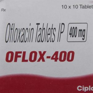Oflox 400mg Tablets | 100-Count | OFLOXACIN