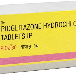 Pioglit 30mg Tablets | 100-Count | PIOGLITAZONE
