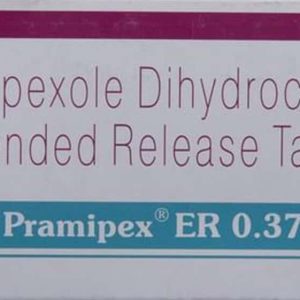 Pramipex Er 0.375mg Tablets | 100-Count | PRAMIPEXOLE