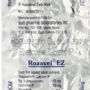 Rozavel-Ez 10mg Tablets | 100-Count | ROSUVASTATIN