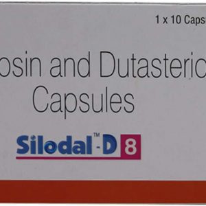 Silodal D 8mg Cap Tablets | 100-Count | SILODOSIN