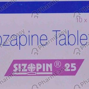 Sizopin 25mg Tablets | 100-Count | CLOZAPINE