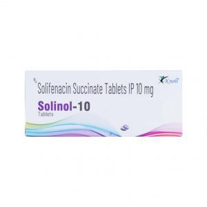 Solinol 10mg Tablets | 100-Count | SOLIFENACIN
