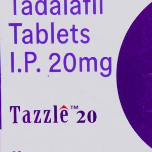 Tazzle 20mg Tablets | 100-Count | TADALAFIL