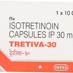 Tretiva 30mg Tablets | 100-Count | ISOTRETINOIN