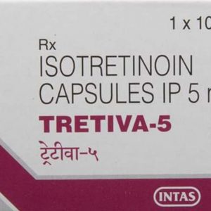 Tretiva 5mg Tablets | 100-Count | ISOTRETINOIN