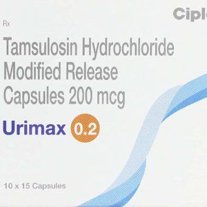 Urimax 0.2mg Tablets | 105-Count | TAMSULOSIN