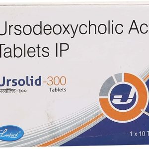 Ursolid 300mg Tablets | 100-Count | URSODEOXYCHOLIC ACID