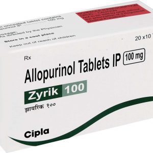 Zyrik 100mg Tablets | 100-Count | ALLOPURINOL