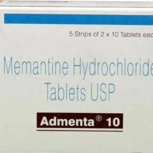 Admenta 10mg Tablets | 100-Count | MEMANTINE
