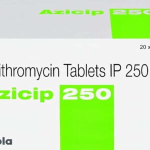 Azicip 250mg Tablets | 102-Count | AZITHROMYCIN