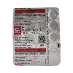 Brufen 400mg Tablets | 100-Count | IBUPROFEN