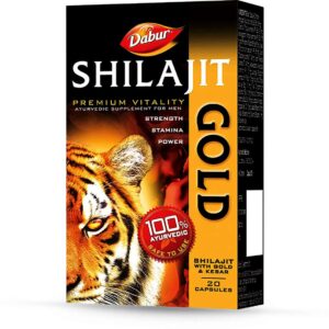 Dabur Shilajit Cap | 120-Count | SHILAJIT (PURIFIED RESIN)