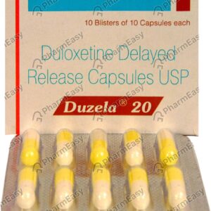 Duzela 20mg Tablets | 100-Count | DULOXETINE