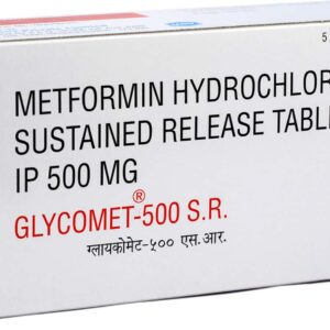 Glycomet Sr 500mg Tablets | 100-Count | METFORMIN