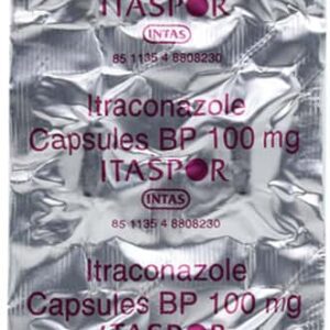 Itaspor 100mg Tablets | 100-Count | ITRACONAZOLE