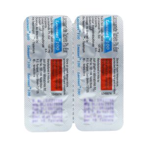 Lacosoft 100mg Tablets | 100-Count | LACOSAMIDE