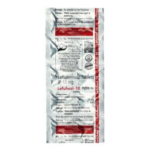 Lefuheal 10mg Tablets | 100-Count | LEFLUNOMIDE