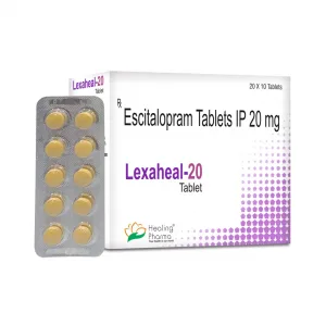 Lexaheal 20mg Tablets | 100-Count | ESCITALOPRAM