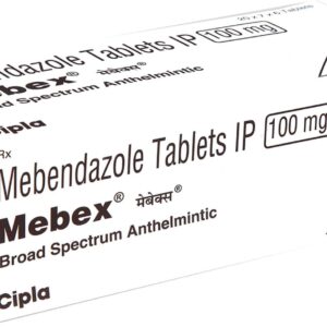 Mebex 100mg Tablets | 102-Count | MEBENDAZOLE