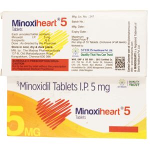 Minoxytop 5mg Tablets | 100-Count | MINOXIDIL