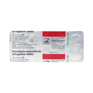 Nortimer 75mg Tablets | 100-Count | NORTRIPTYLINE